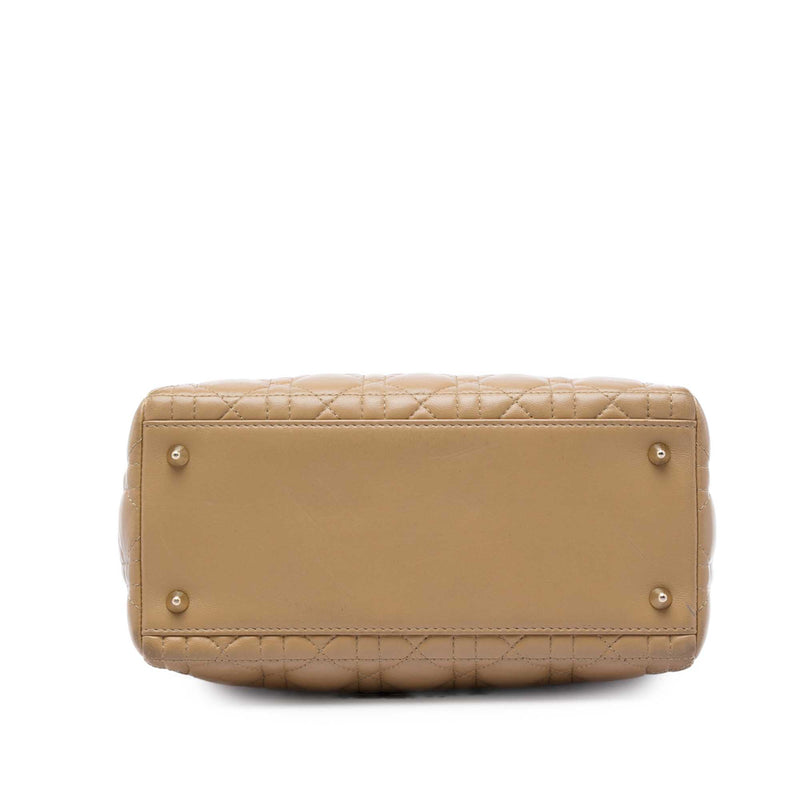 Medium Lambskin Cannage Lady Dior - Image 3