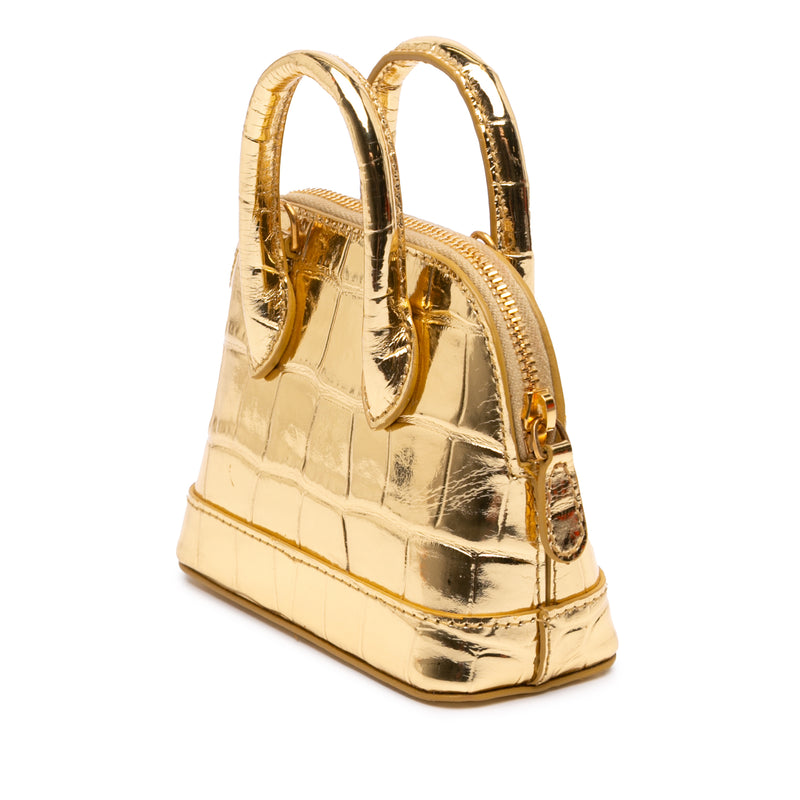 Mini Crocodile Embossed Calfskin Ville Satchel - Image 2