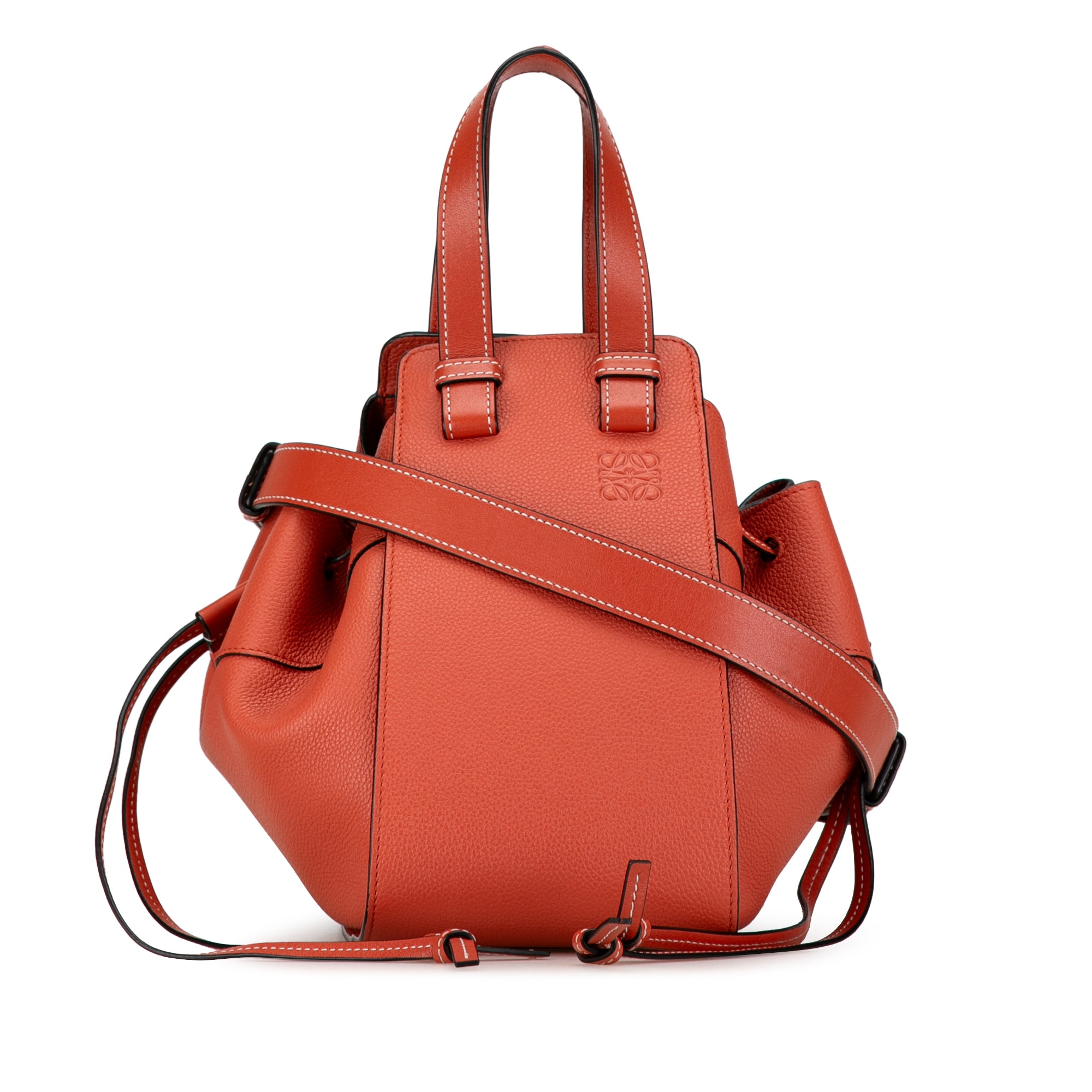 Small Leather Hammock Satchel - Image 1