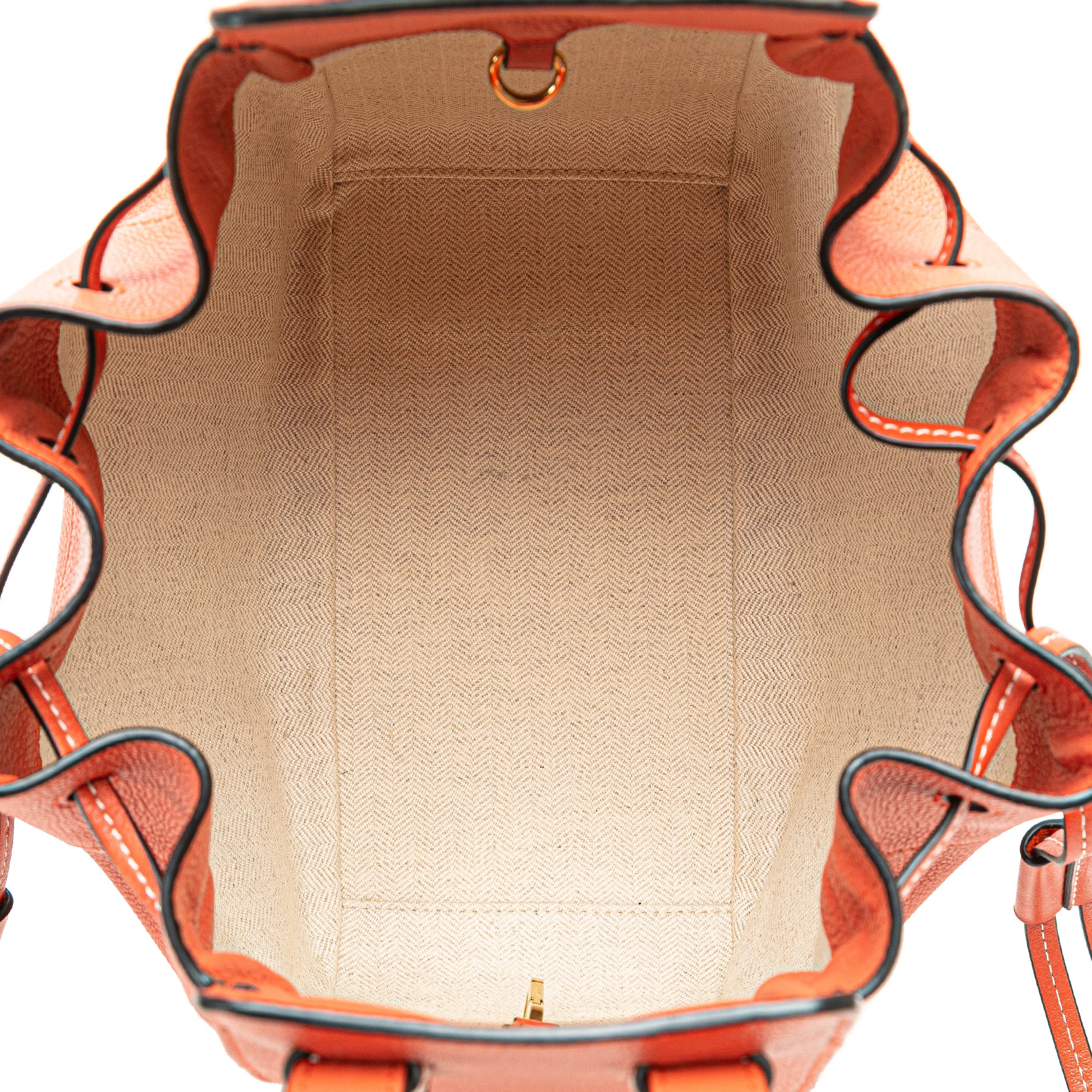 Small Leather Hammock Satchel - Image 5