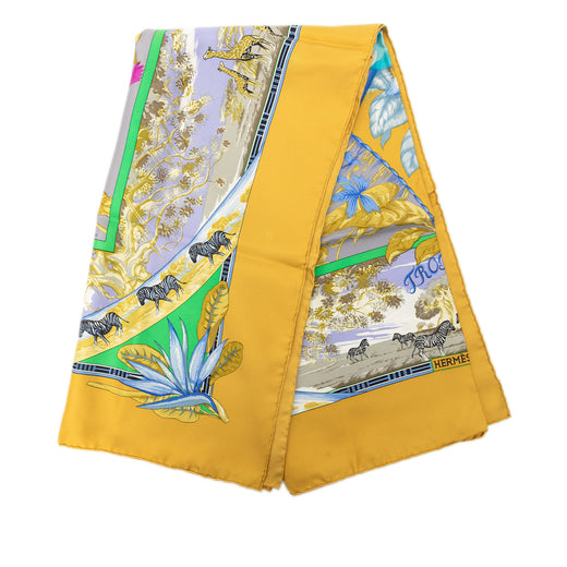 Tropiques Silk Scarf 90 - Image 1