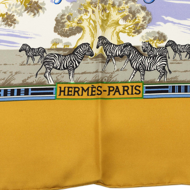 Tropiques Silk Scarf 90 - Image 3