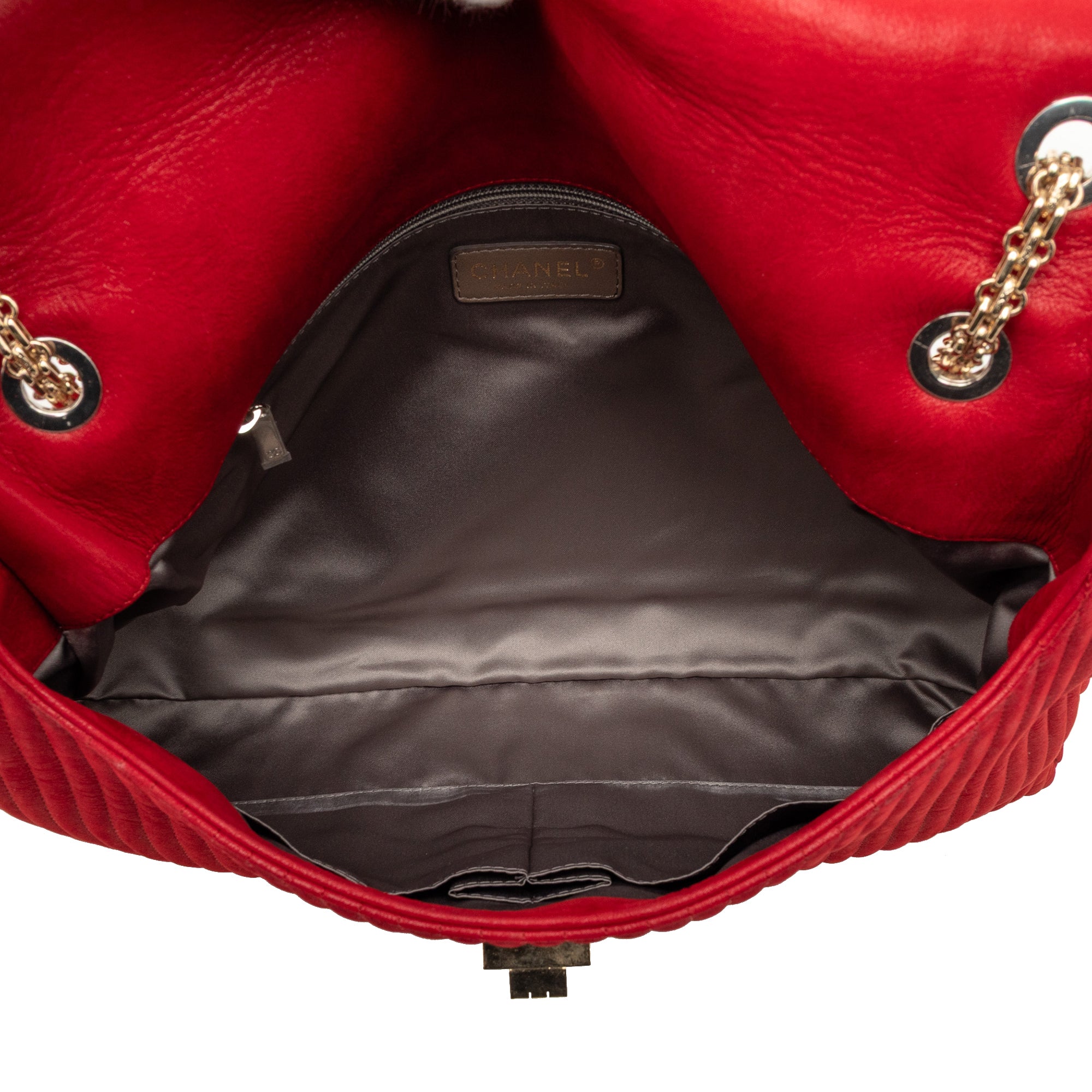 Maxi Vertical Quilted Calfskin Mademoiselle Lock Bijoux Flap - Image 4