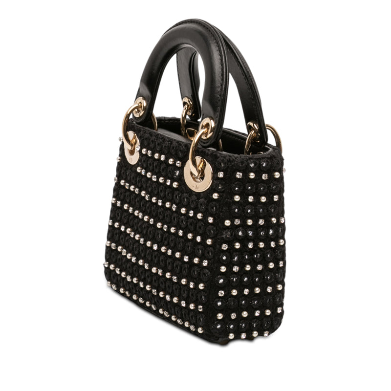 Micro Satin Crystal Embellished Lady Dior - Image 2