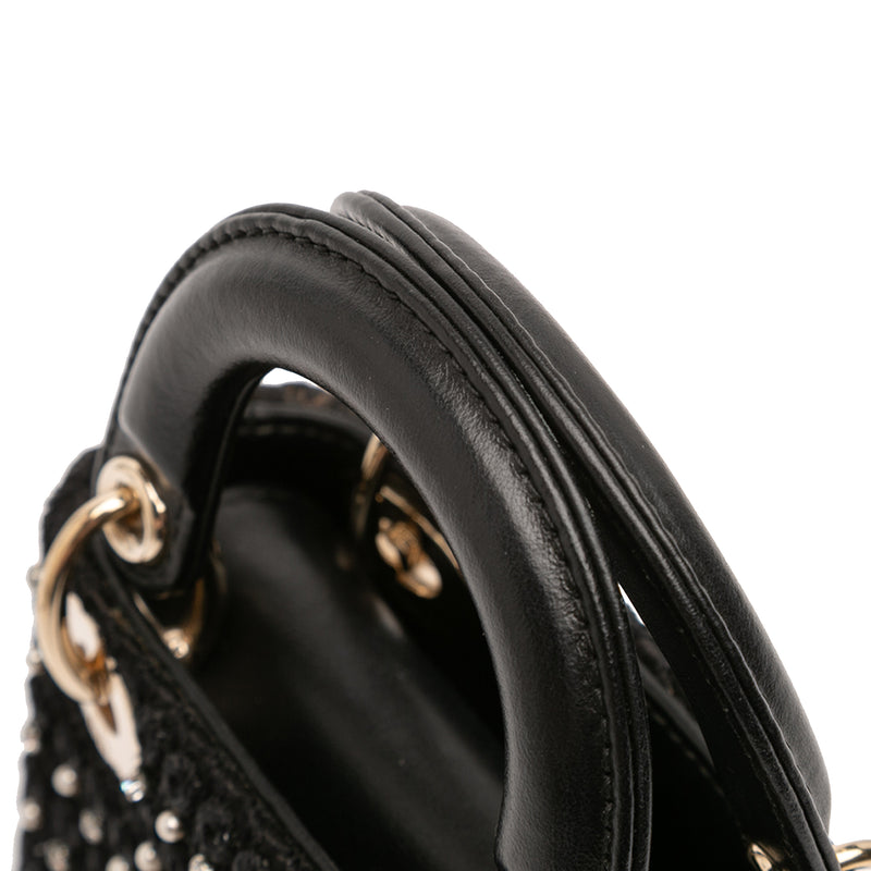 Micro Satin Crystal Embellished Lady Dior - Image 8