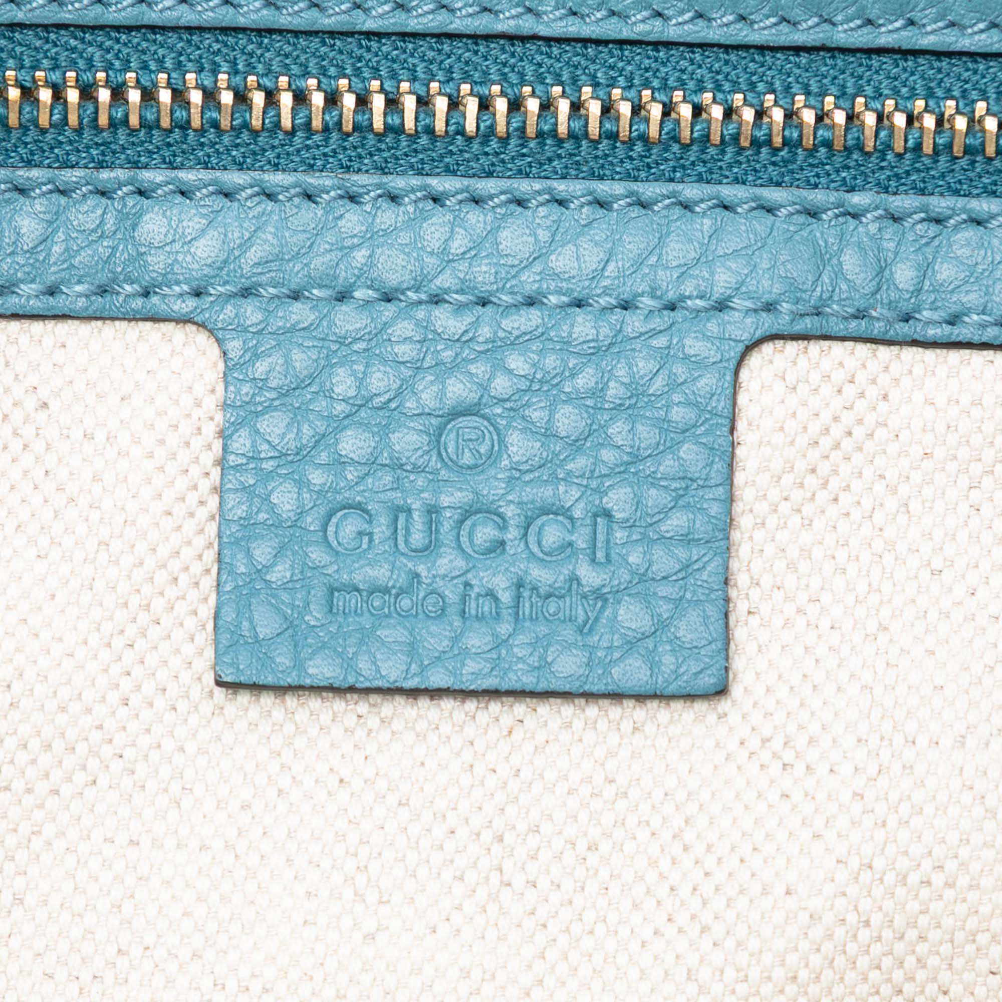 Tall Leather Bamboo Shopper Tote - Image 5