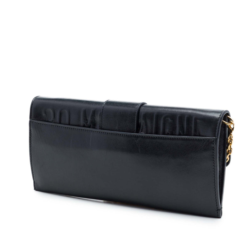 Leather Montaigne 30 Clutch with Chain - Image 2