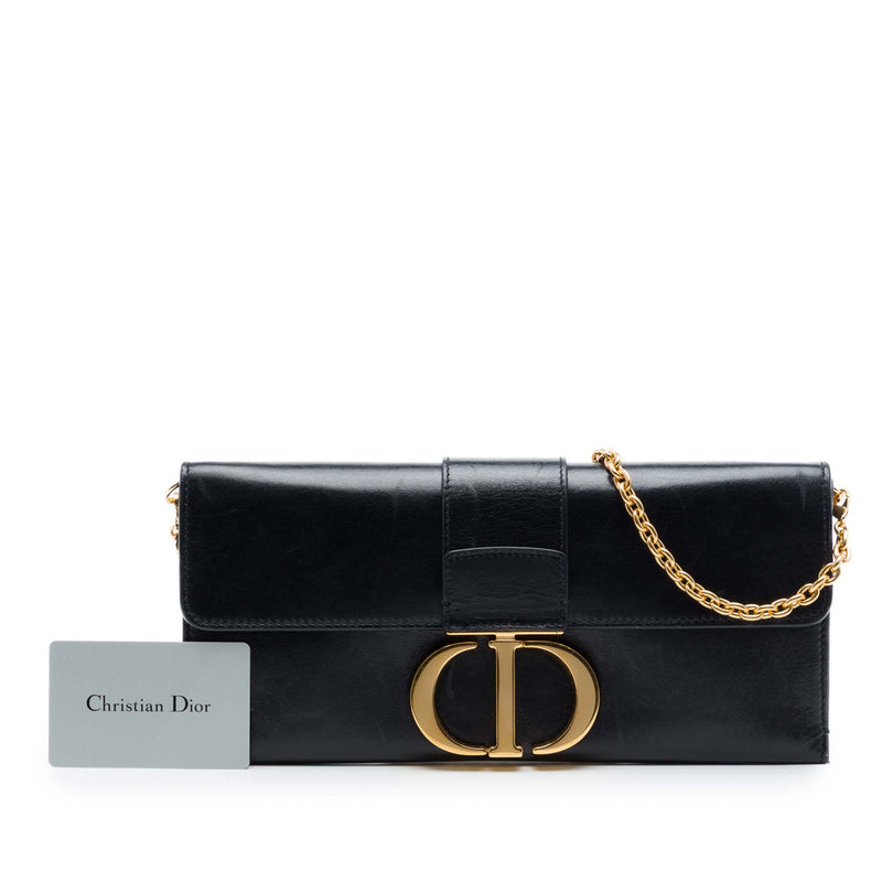 Leather Montaigne 30 Clutch with Chain - Image 7