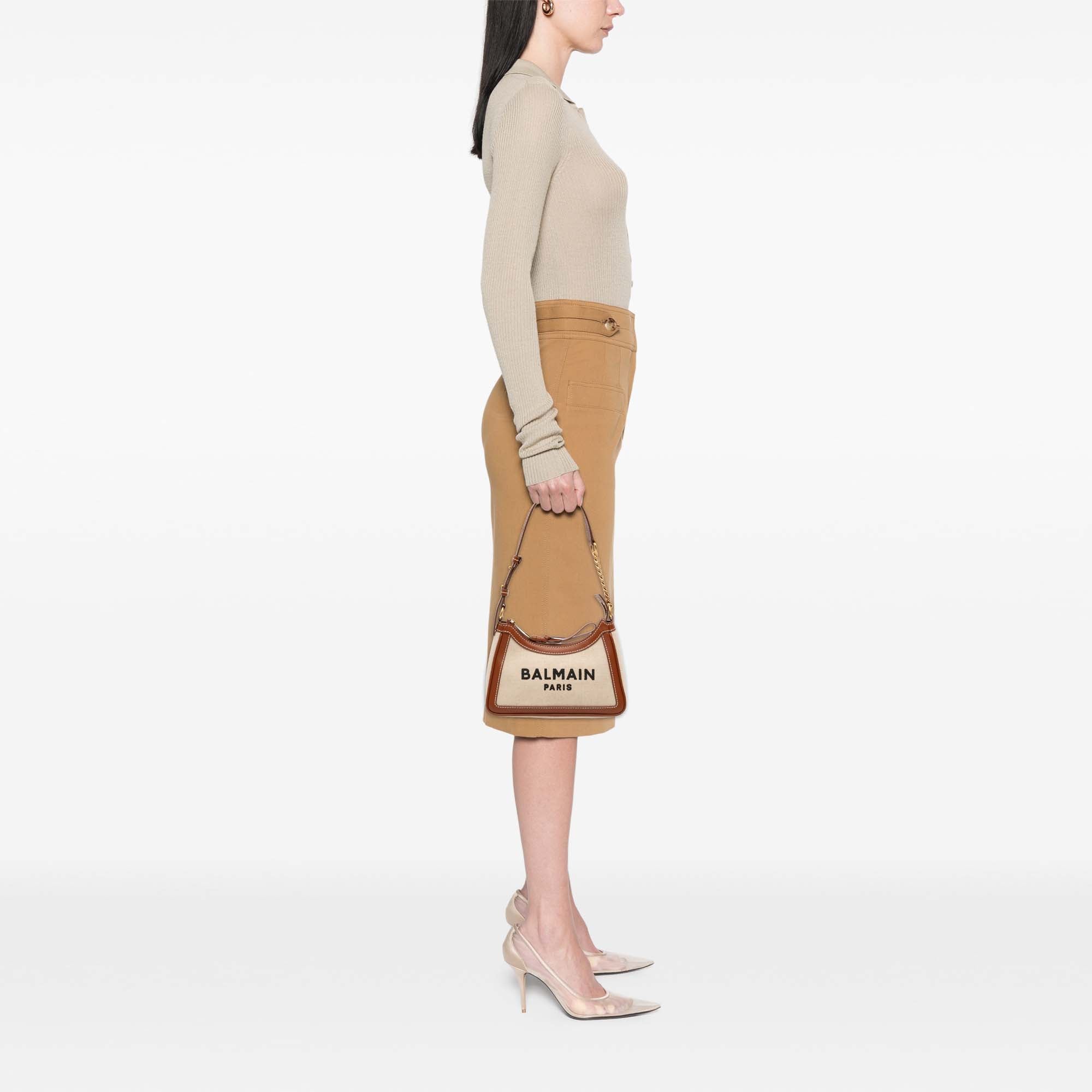 Canvas B Army Logo Shoulder Bag - Image 10