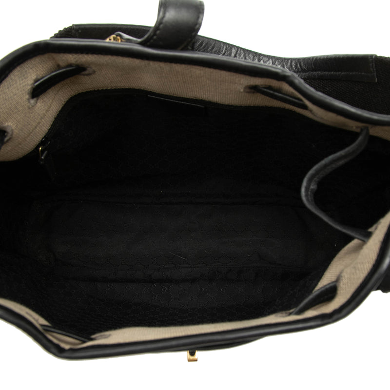 Canvas Drawstring Shoulder Bag - Image 4