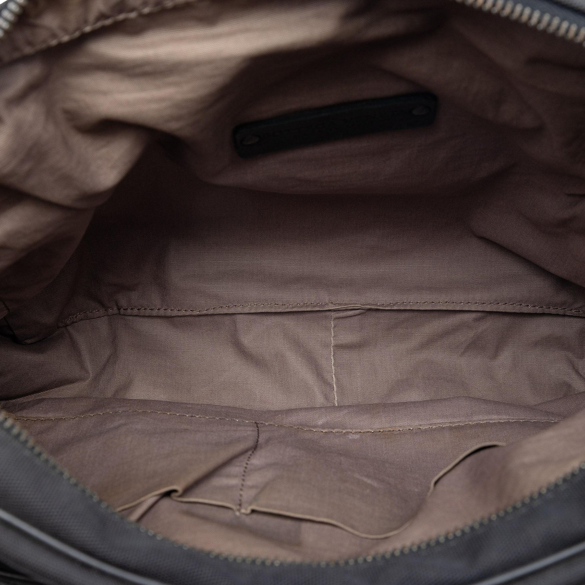 Nappa Intrecciato Trimmed Canvas Messenger Bag - Image 4