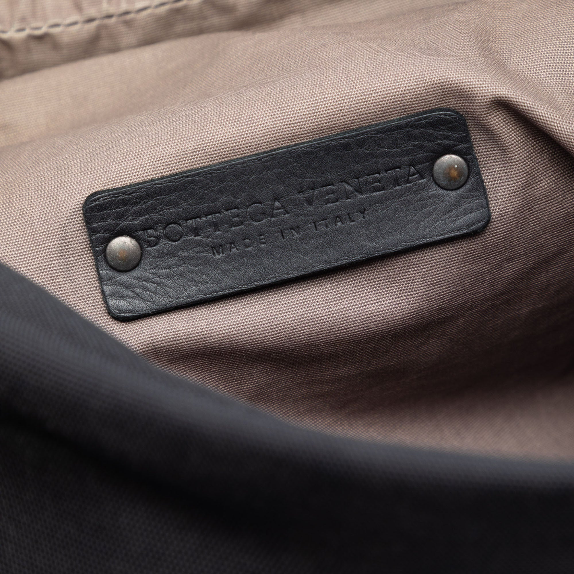 Nappa Intrecciato Trimmed Canvas Messenger Bag - Image 5