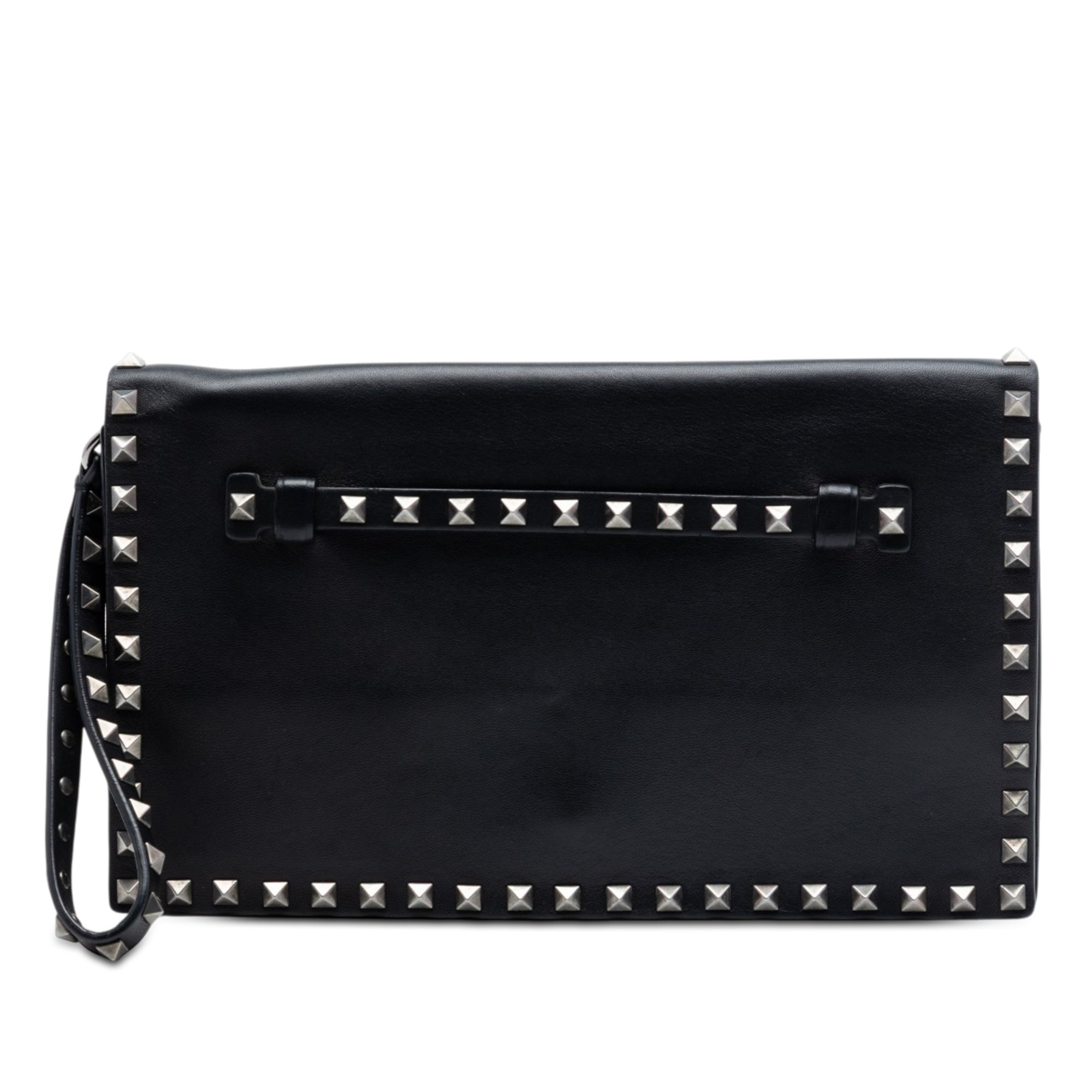 Nappa Rockstud Wristlet Clutch - Image 1
