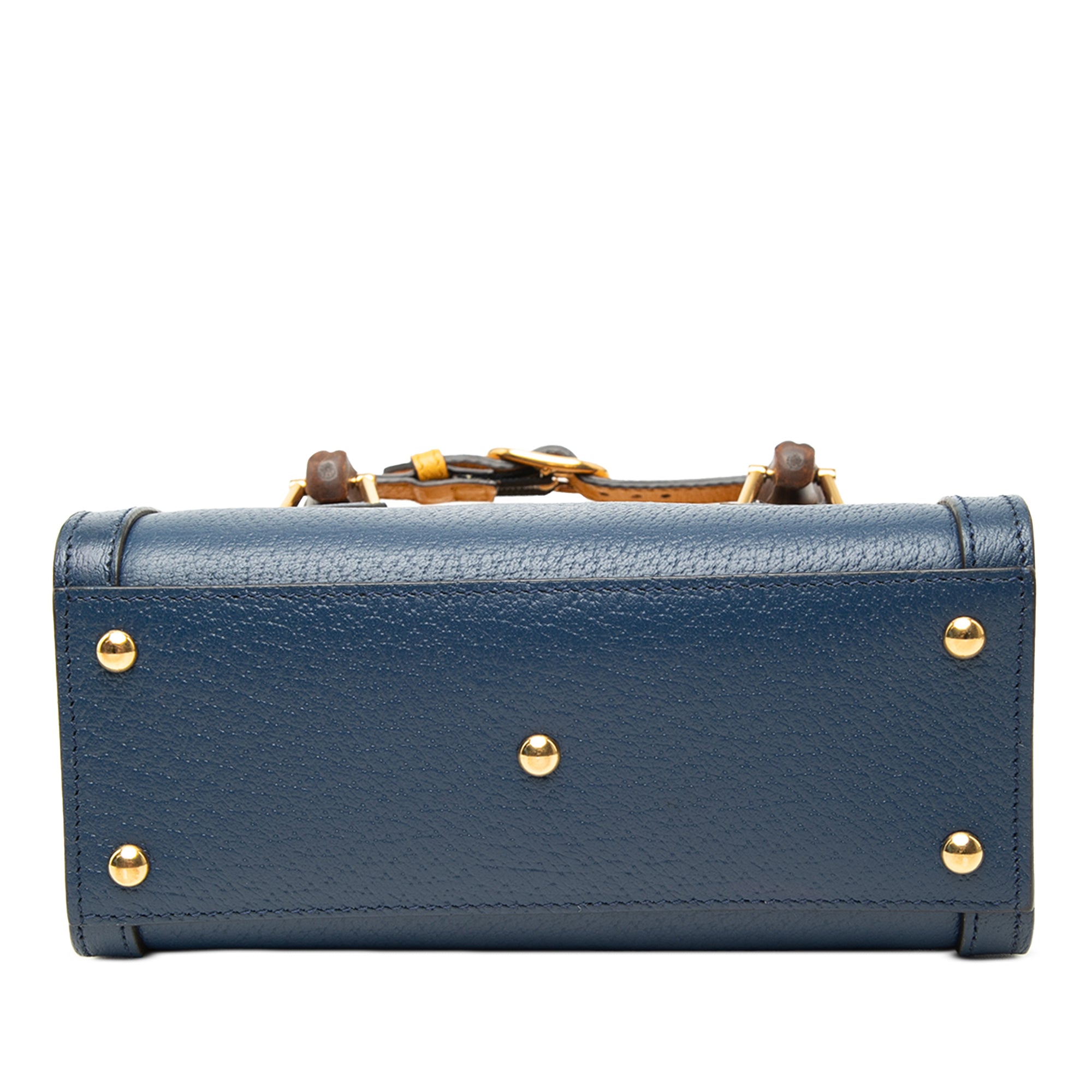 Small Calfskin Bamboo Diana Satchel - Image 3