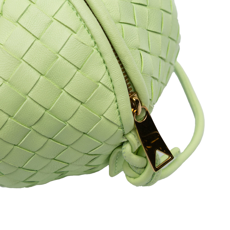 Mini Lambskin Intrecciato Mava Crossbody - Image 6