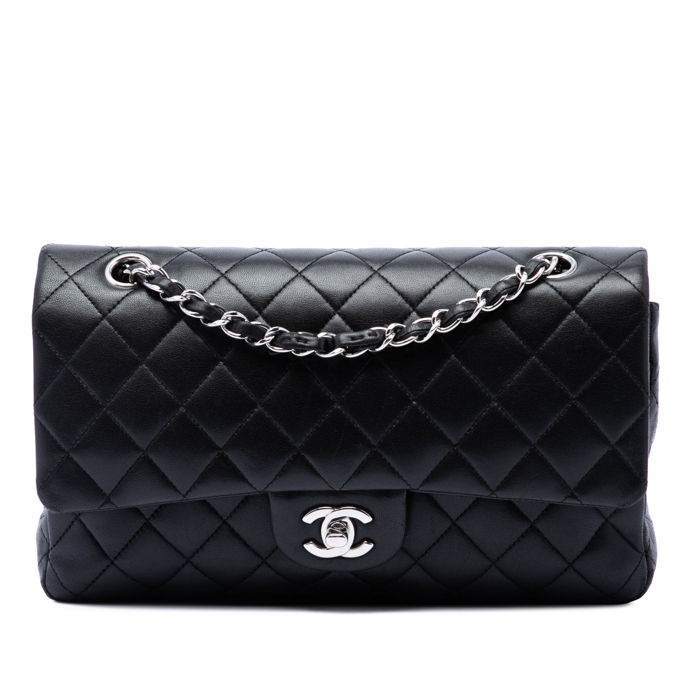 Medium Classic Lambskin Double Flap - Image 1