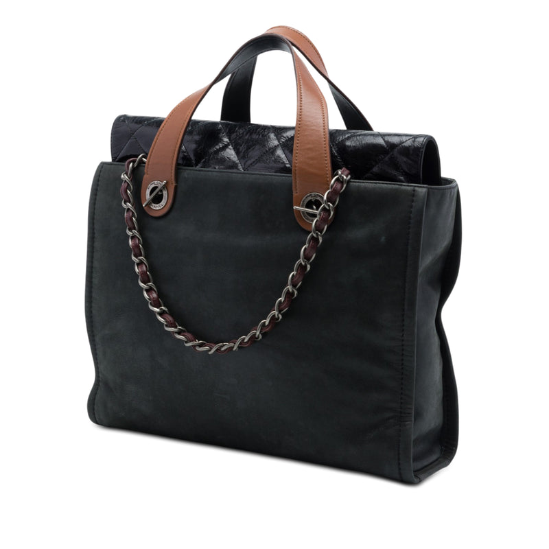 Iridescent Calfskin In The Mix Portobello Soft Tote - Image 2