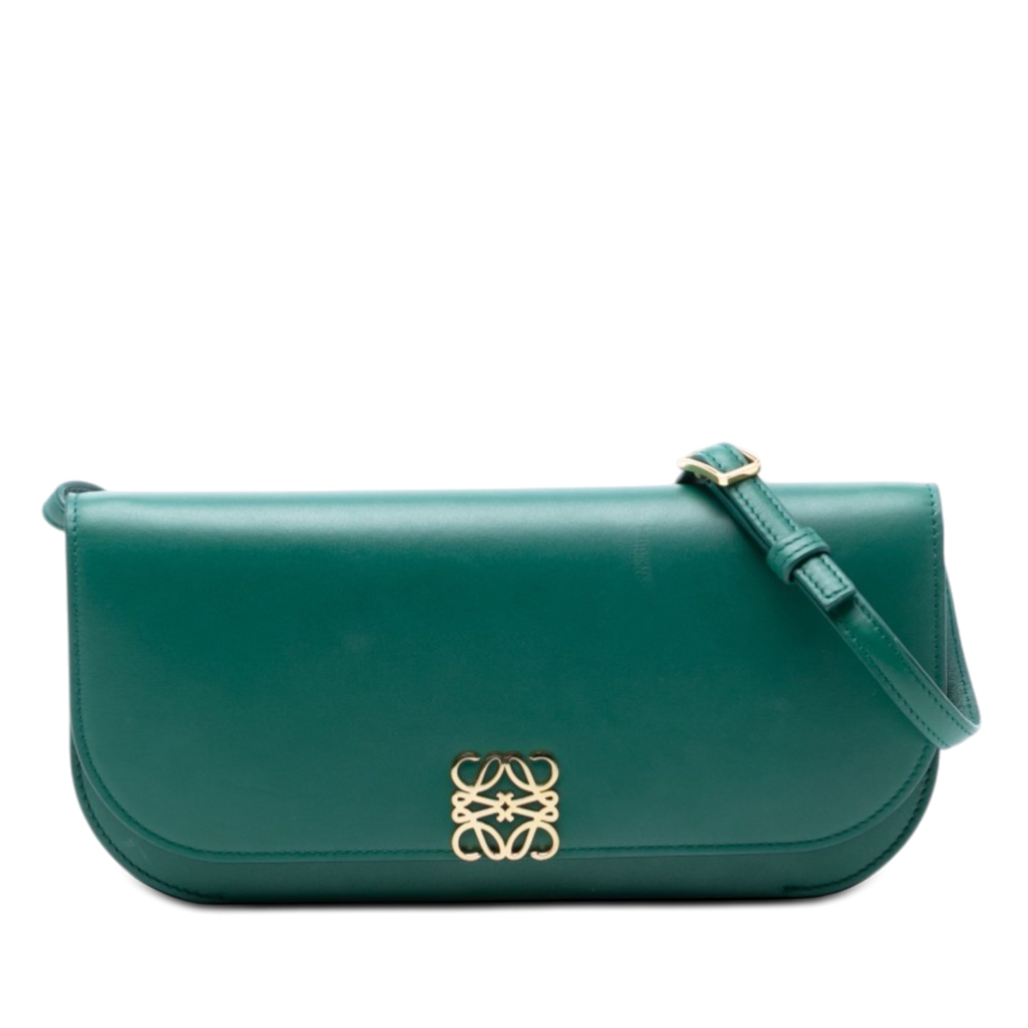 Smooth Leather Goya Long Shoulder Bag - Image 1