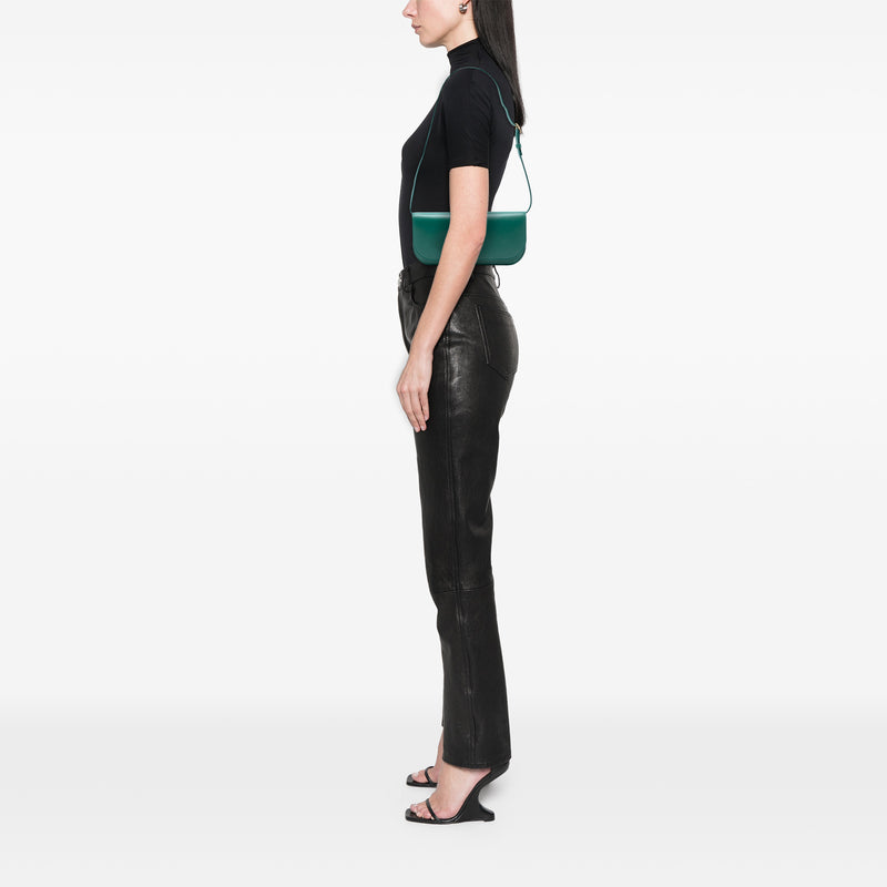 Smooth Leather Goya Long Shoulder Bag - Image 7