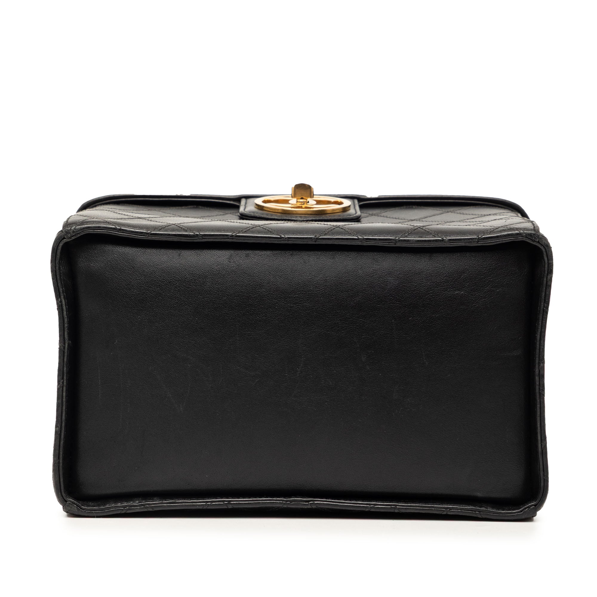 CC Stitched Calfskin Turnlock Vanity Case - Image 3