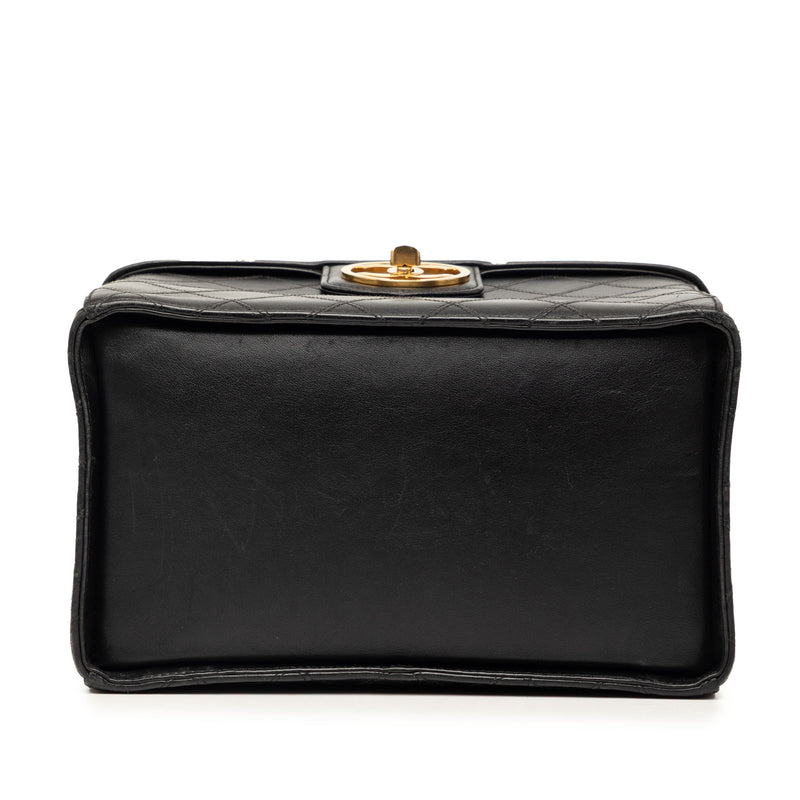 CC Stitched Calfskin Turnlock Vanity Case - Image 3