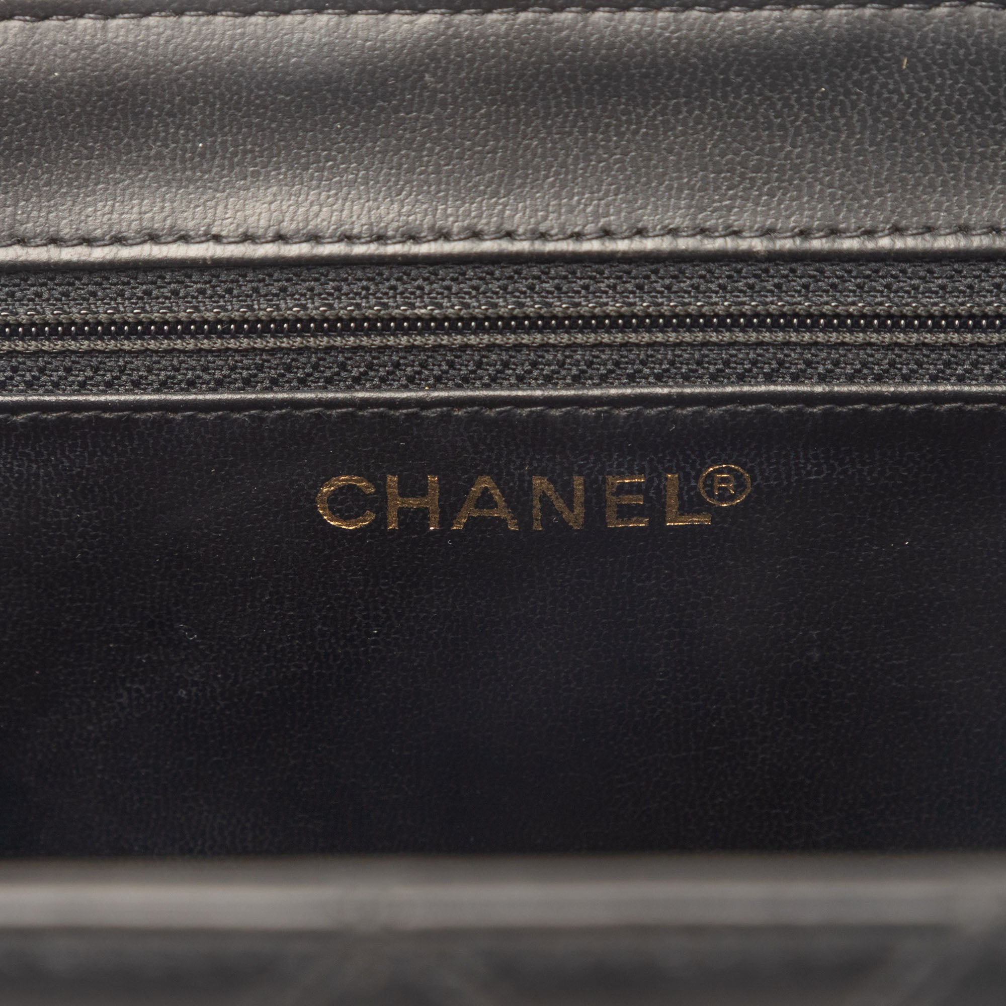 CC Stitched Calfskin Turnlock Vanity Case - Image 6