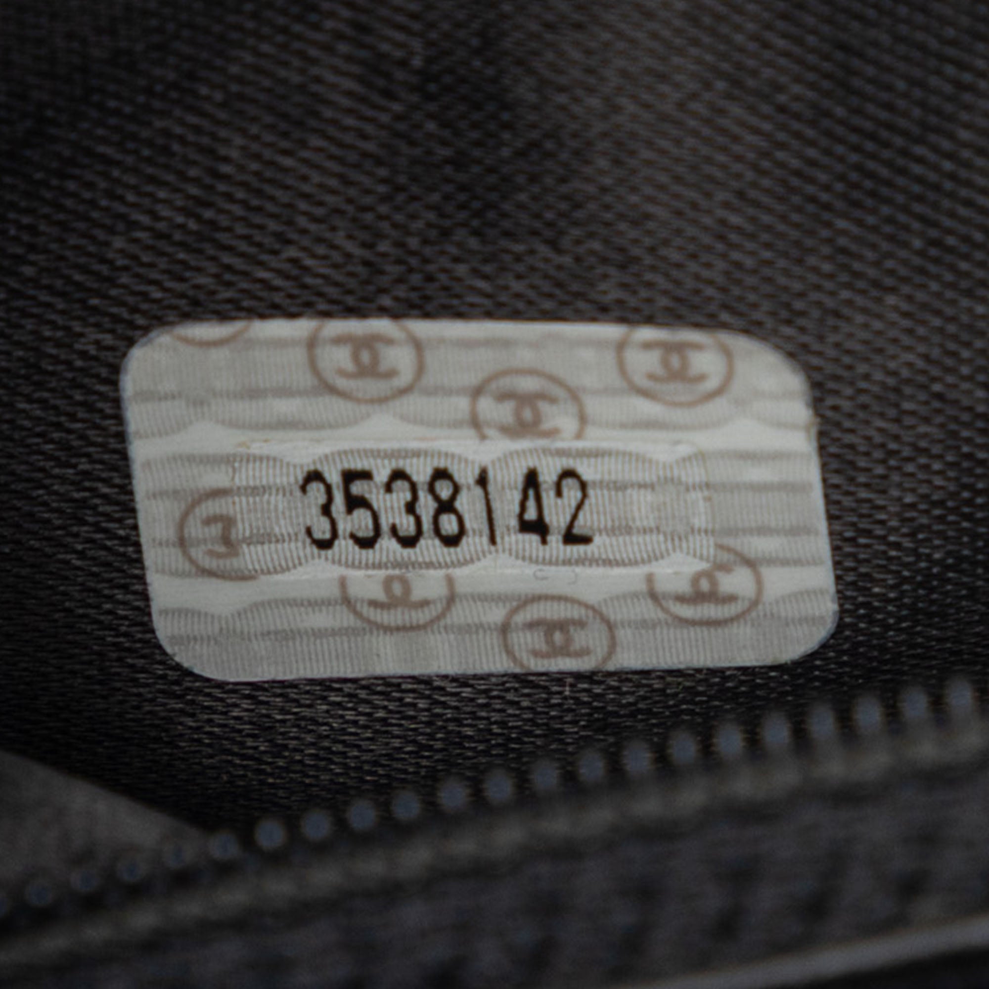 CC Stitched Calfskin Turnlock Vanity Case - Image 7