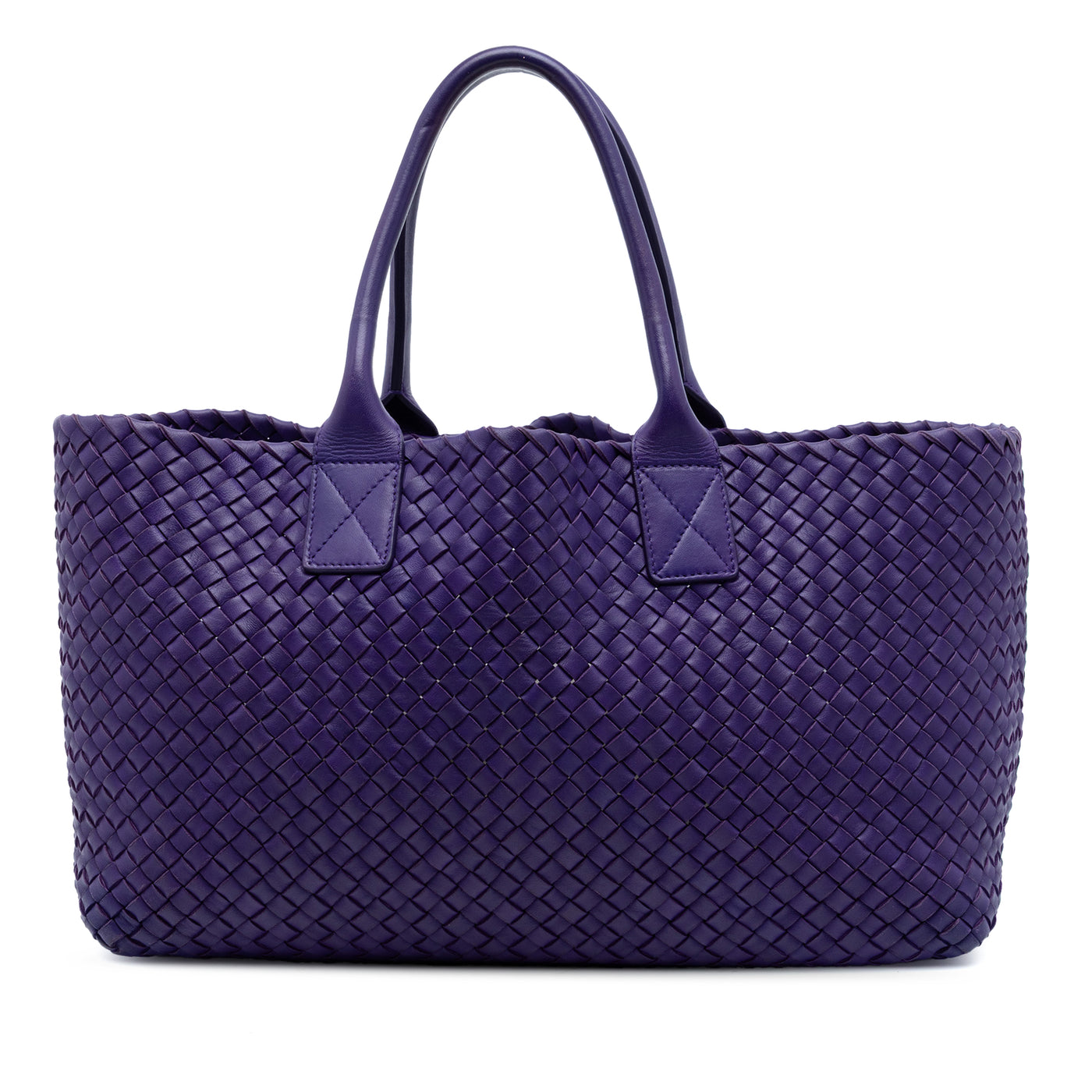 Medium Lambskin Intreccio Cabat Tote - Image 1