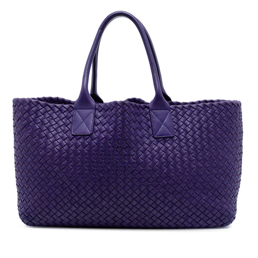 Medium Lambskin Intreccio Cabat Tote - Image 1