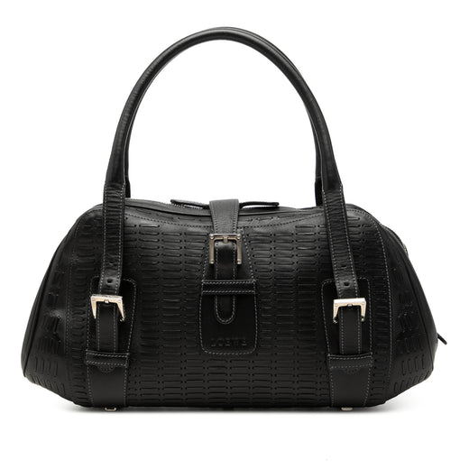 Embossed Leather Senda Handbag - Image 1