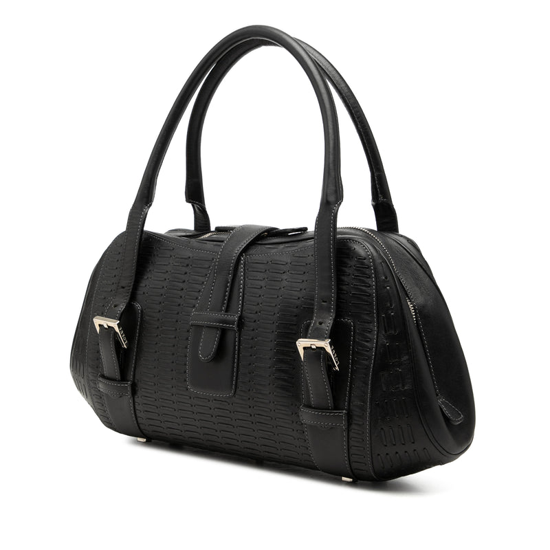 Embossed Leather Senda Handbag - Image 2