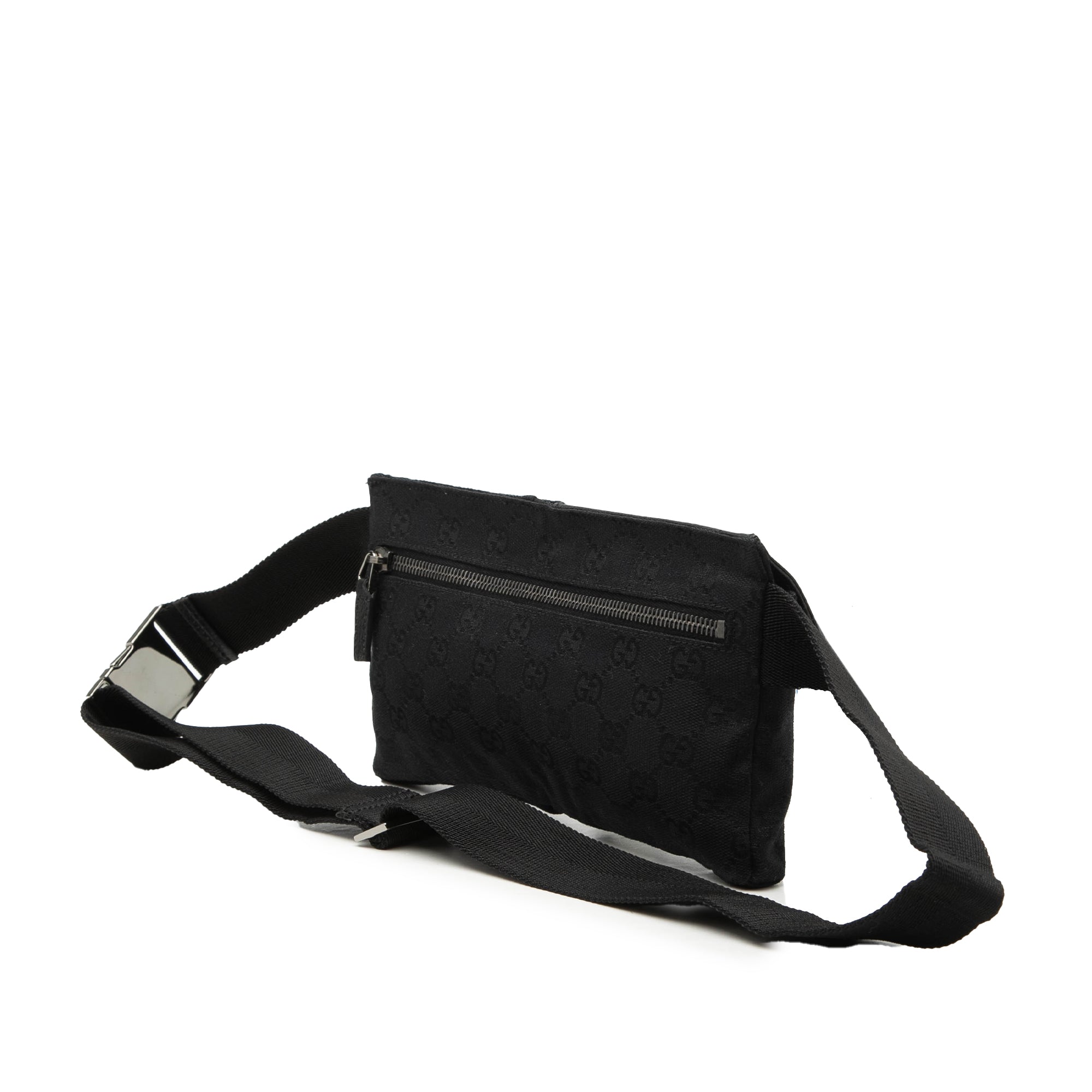 GG Canvas Double Pocket Belt Bag - Image 2
