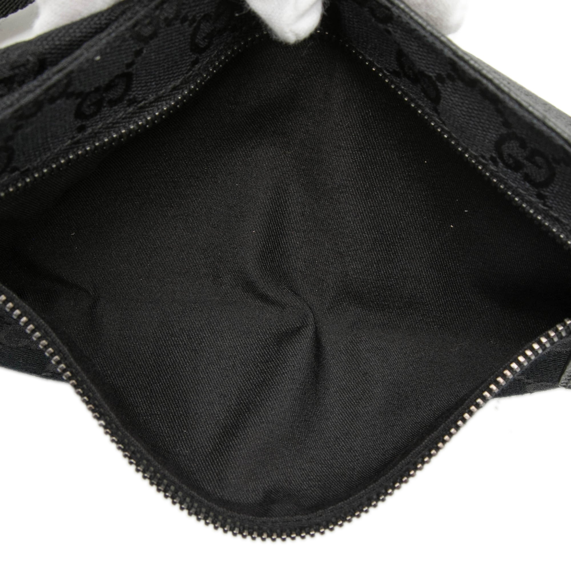 GG Canvas Double Pocket Belt Bag - Image 4
