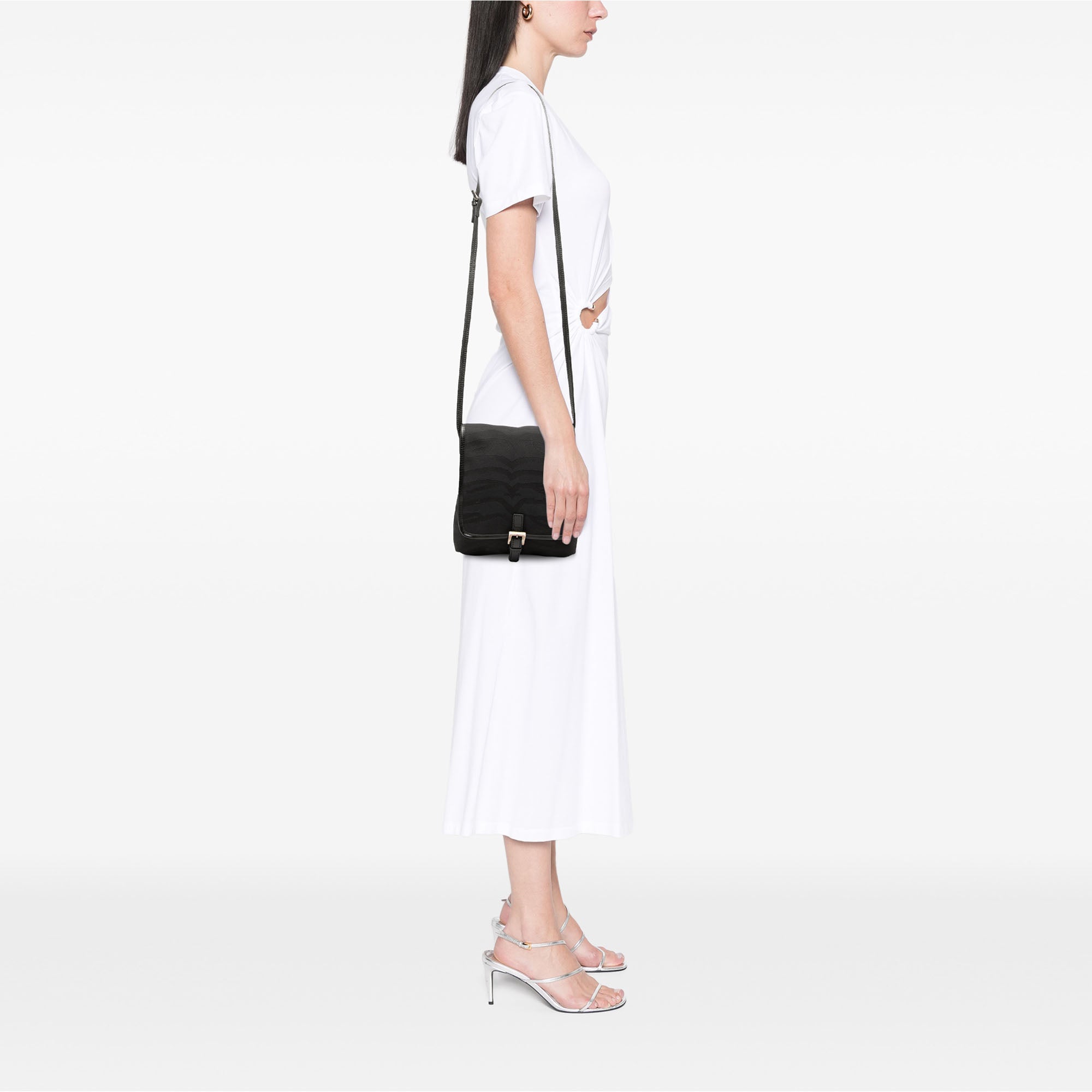 Zebra Printed Canvas Crossbody - Image 7