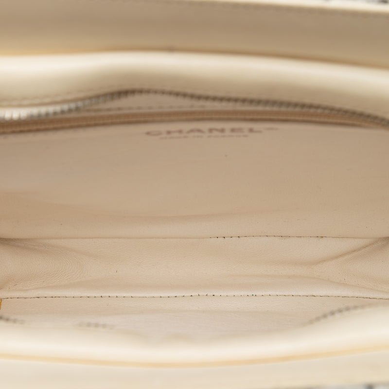 Tweed and Resin Zipped Shopping Bag - Image 4