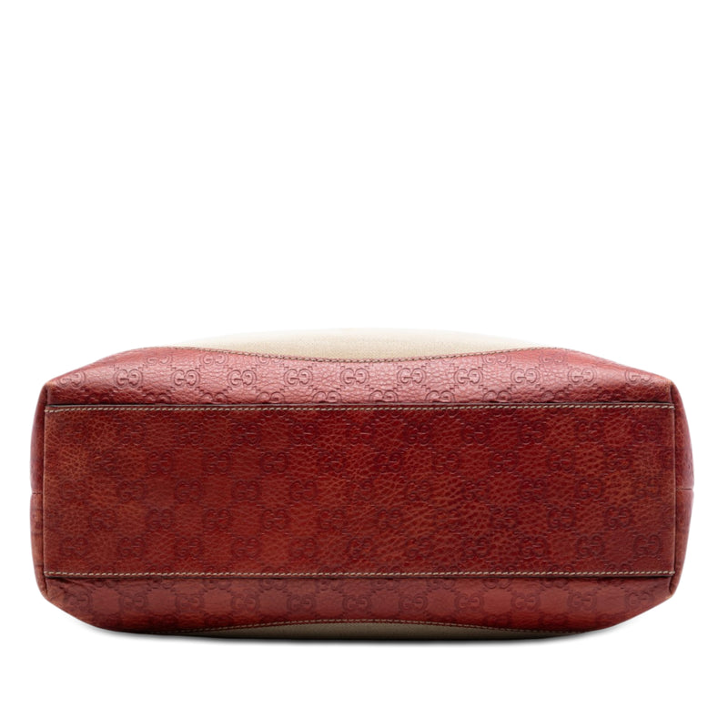 Guccissima Trimmed Canvas Tote - Image 3