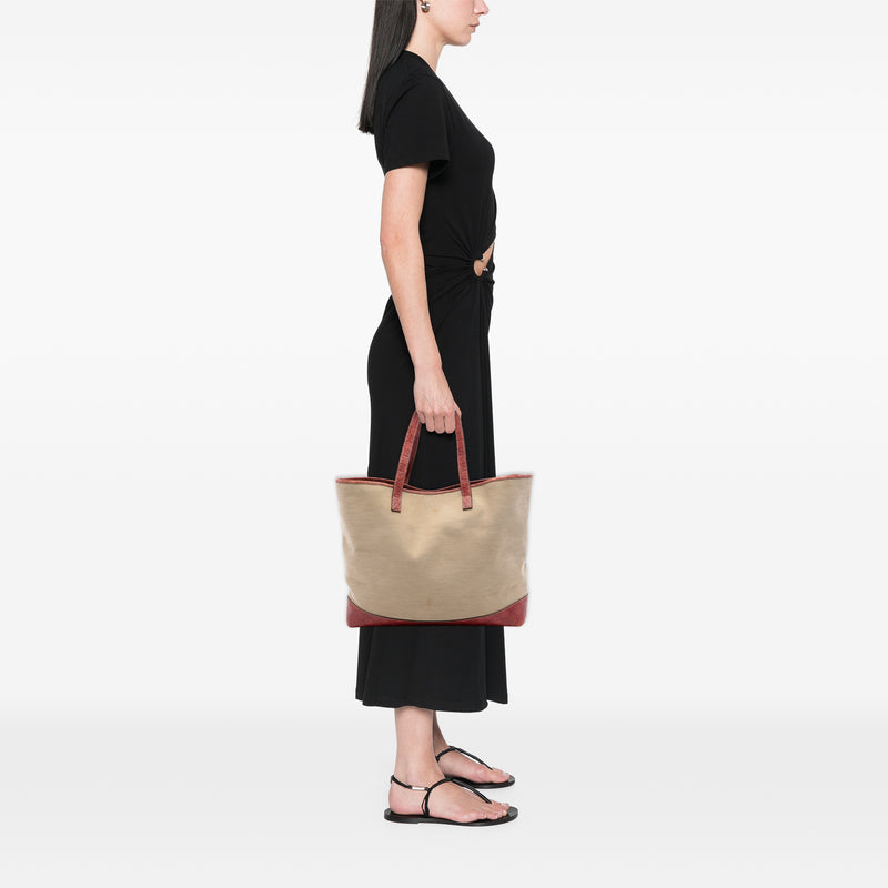 Guccissima Trimmed Canvas Tote - Image 7