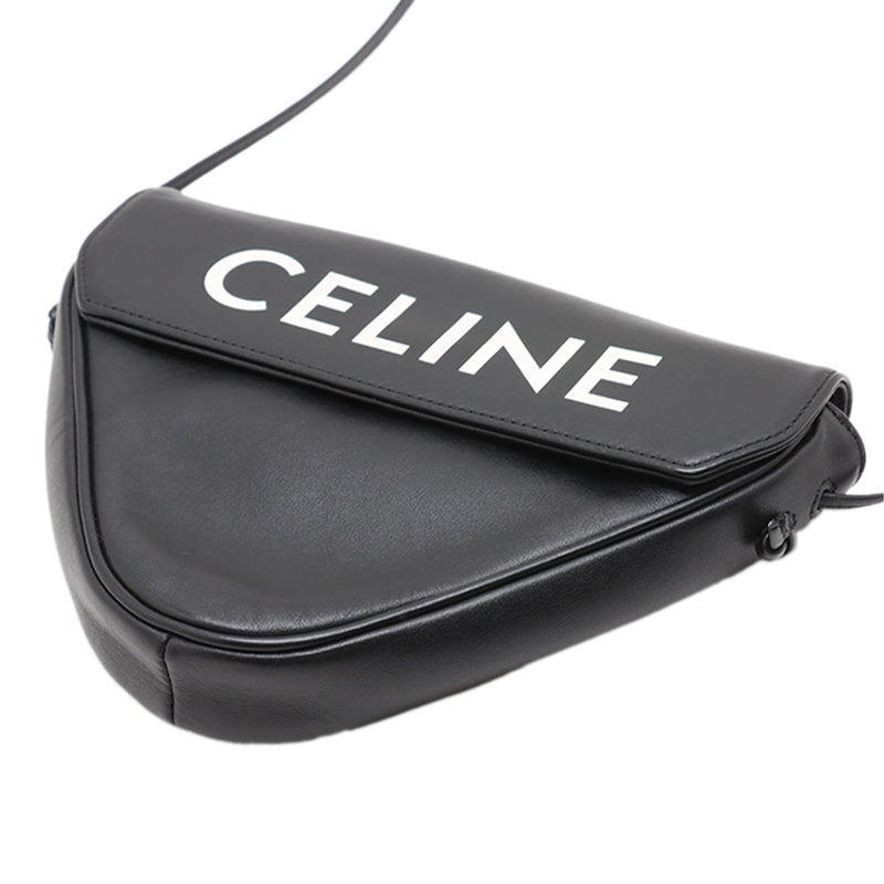 Smooth Calfskin Logo Triangle Crossbody - Image 3