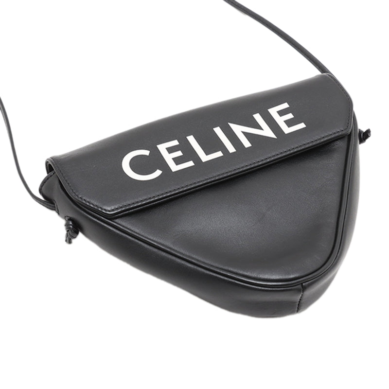 Smooth Calfskin Logo Triangle Crossbody - Image 4