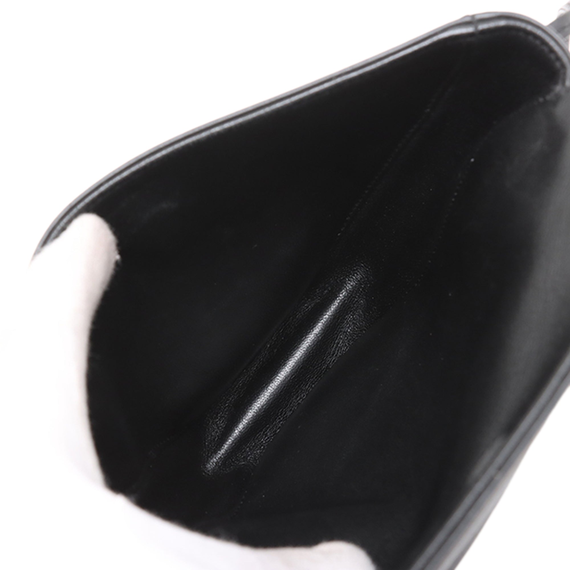 Smooth Calfskin Logo Triangle Crossbody - Image 5
