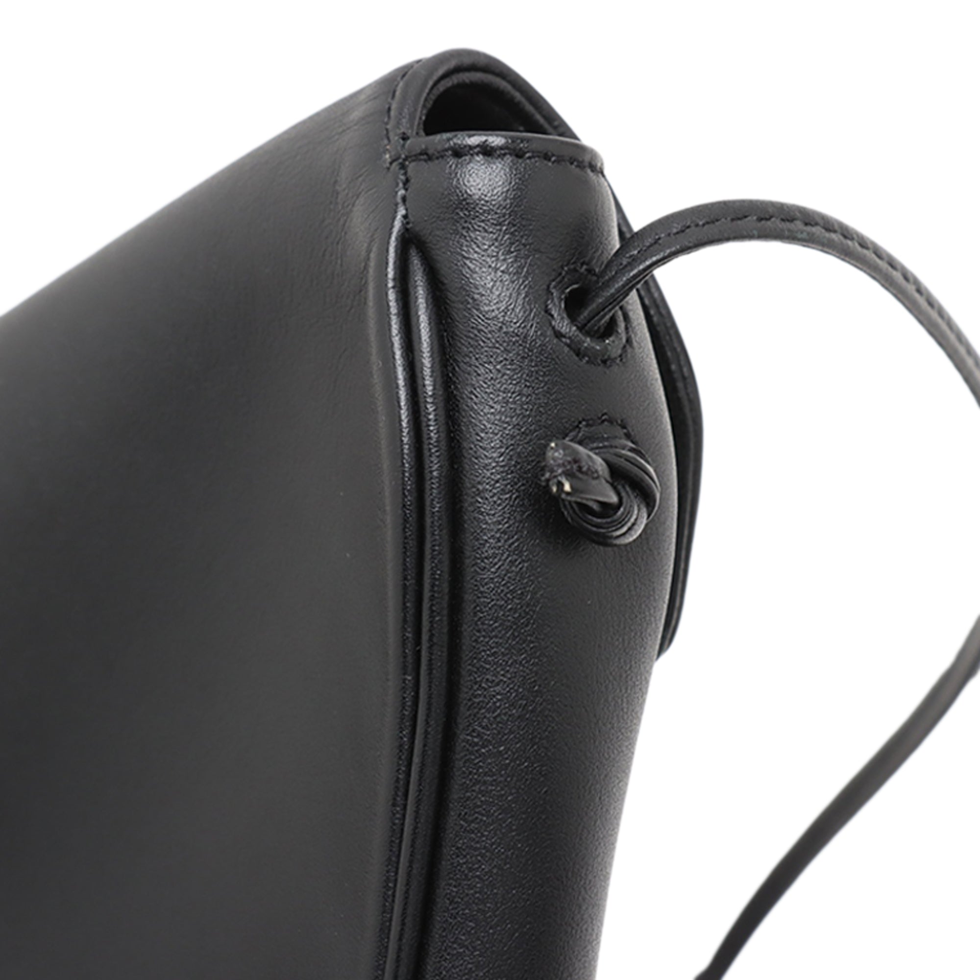 Smooth Calfskin Logo Triangle Crossbody - Image 9