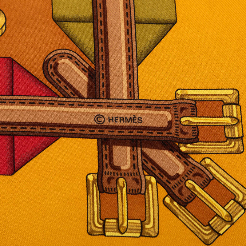 Les Sangles Silk Scarf 90 - Image 3