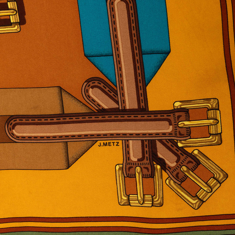 Les Sangles Silk Scarf 90 - Image 5