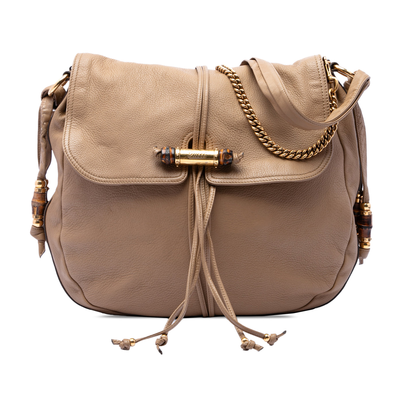 Large Pebbled Calfskin Jungle Satchel - Image 1