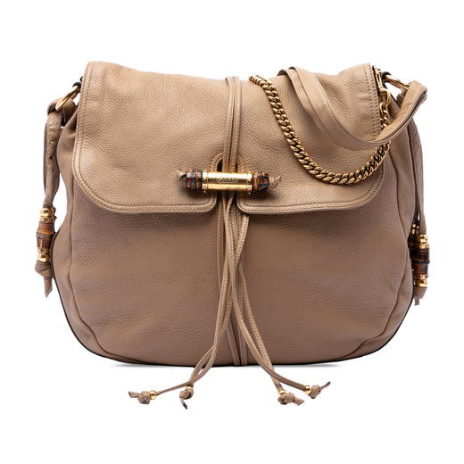 Large Pebbled Calfskin Jungle Satchel - Image 1