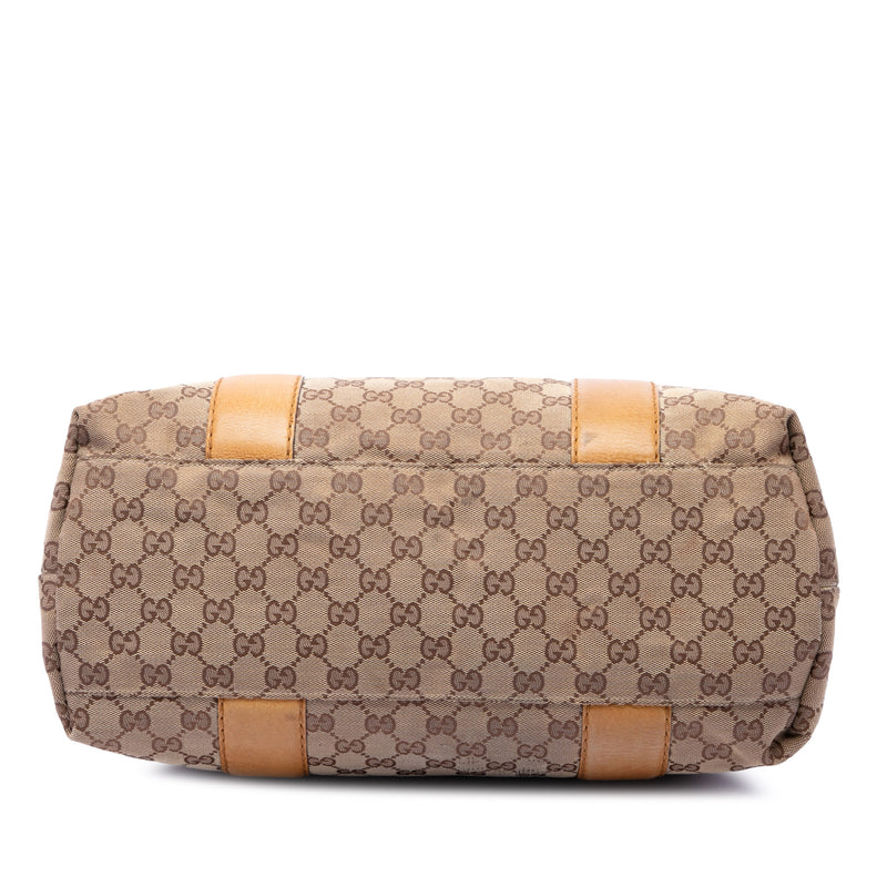 Medium GG Canvas Bamboo Libeccio Tote - Image 3