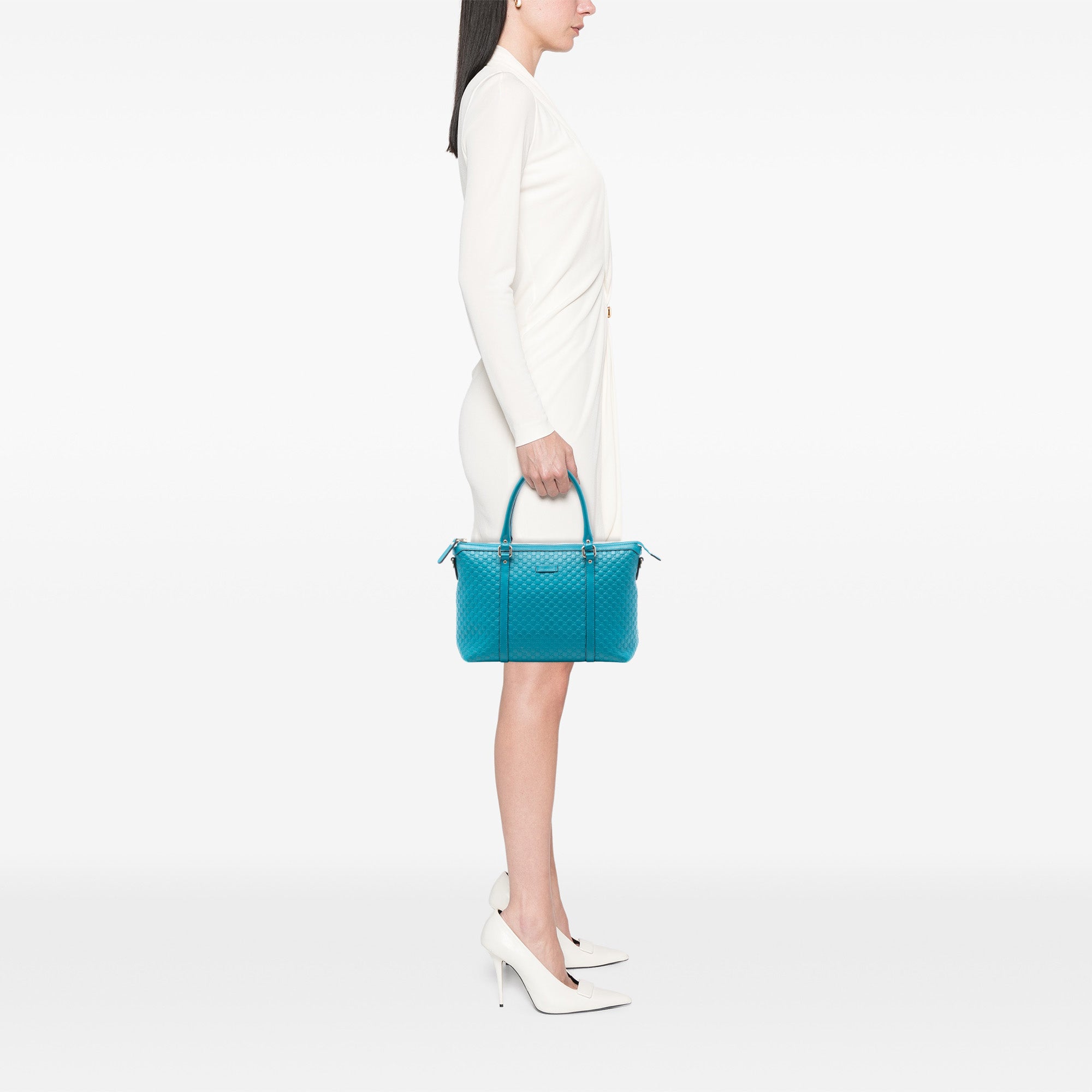 Small Microguccissima Joy Satchel - Image 7