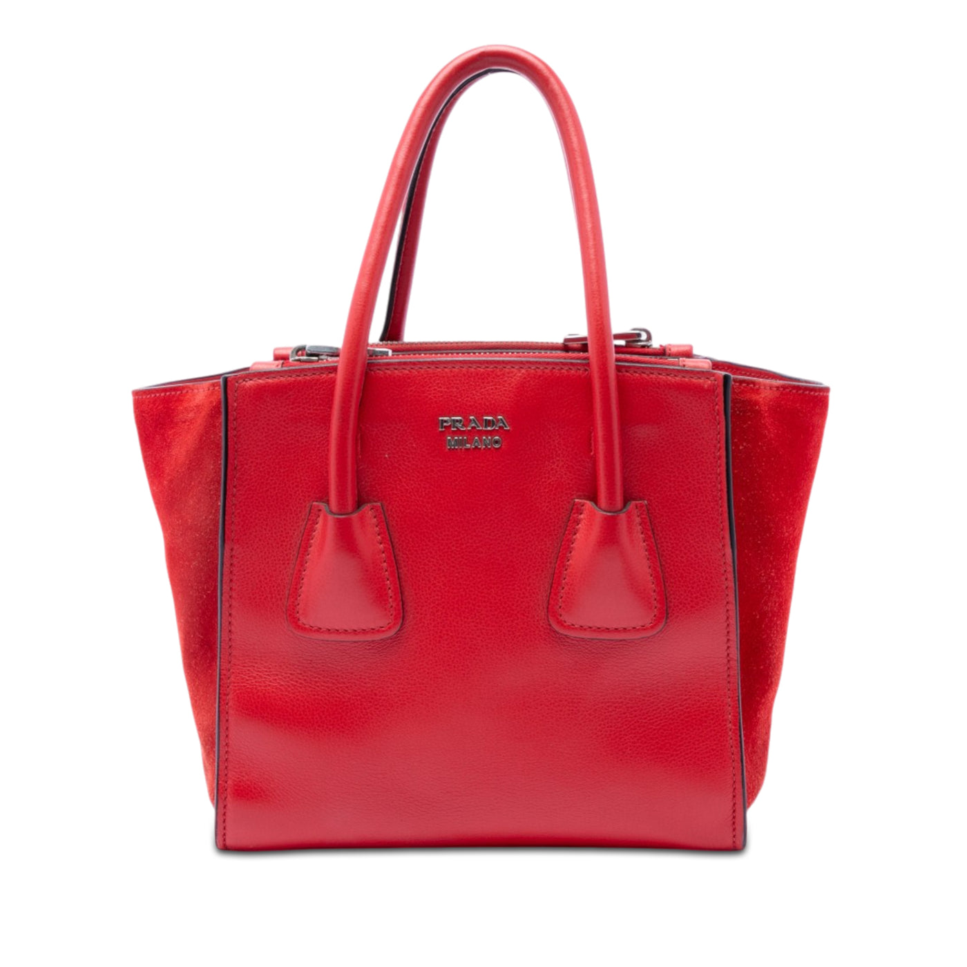 Small Glace Calf Twin Pocket Satchel - Image 1