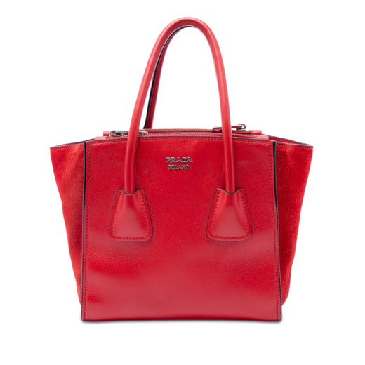 Small Glace Calf Twin Pocket Satchel - Image 1