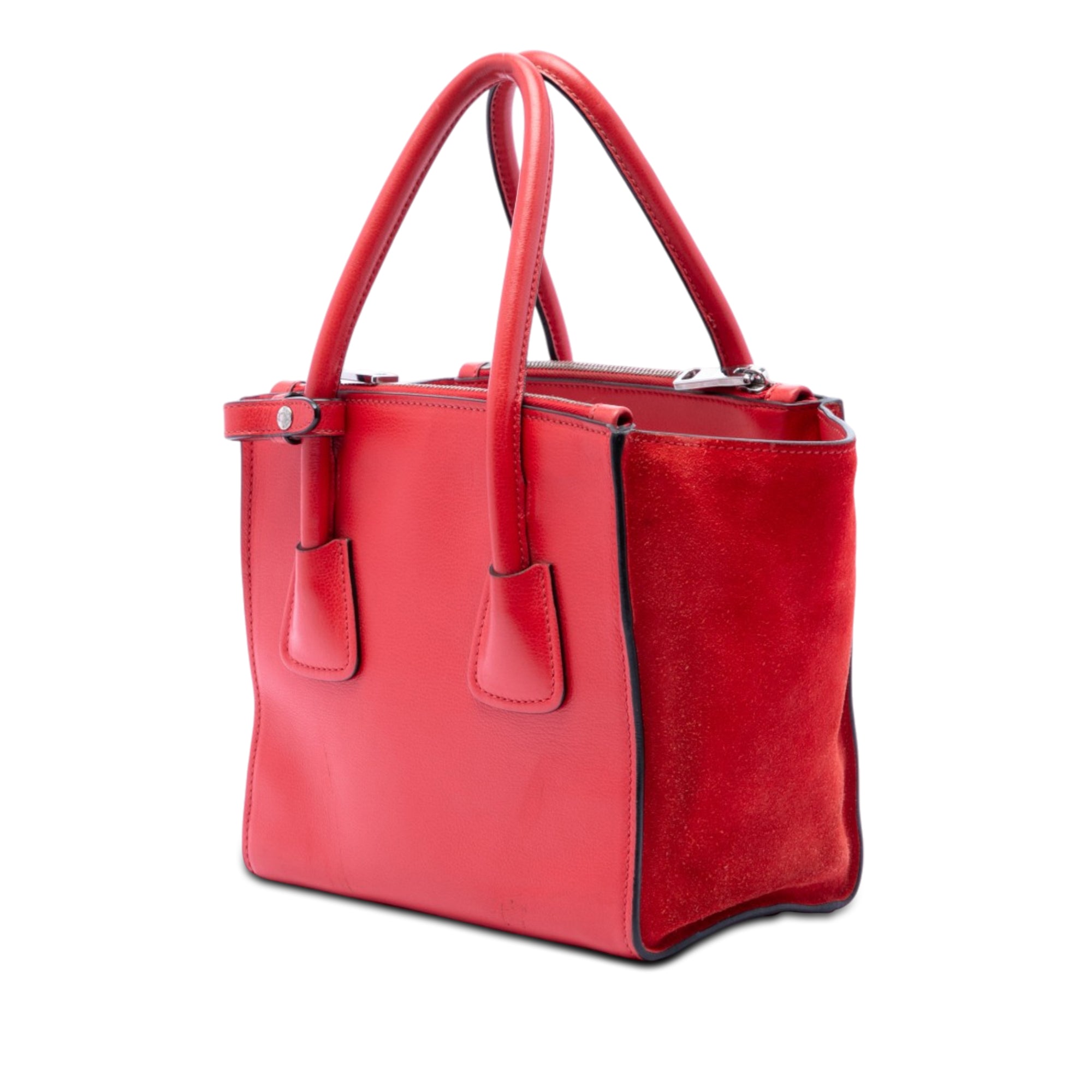 Small Glace Calf Twin Pocket Satchel - Image 2